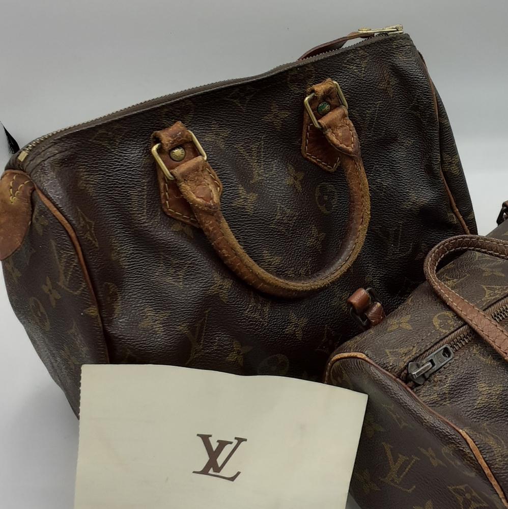VINTAGE LOUIS VUITTON monogram SPEEDY 25 - Picture 7 of 11